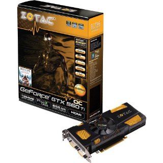 ZOTAC nVidia GeForce GTX560 Ti OC 1GB DDR5 2DVI/Mini HDMI PCI Express Video Card ZT 50303 10M Electronics