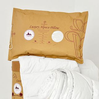 organic alpaca pillow by penrose products