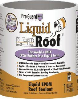 Liquid Roof RV Roof Coating & Repair 5 Gallon   Roofing Materials  