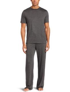 American Essentials Men's Luxurious Essentials Pajama Gift Set, Charcoal Heather, X Large at  Mens Clothing store Sleepwear Sets Men