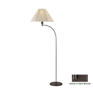 Cal Lighting 64 in 3 Way Switch Dark Bronze Indoor Floor Lamp with Shade