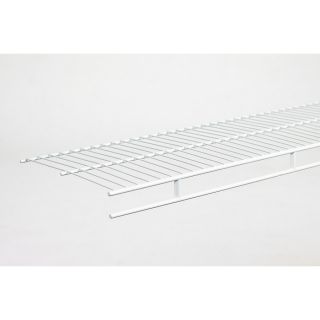 ClosetMaid 6 ft L x 12 in D White Wire Shelf