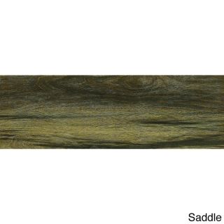 Emrytile Acacia Wood like Porcelain 8 X 40 inch Tiles (pack Of 6)