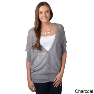 Hailey Jeans Co Hailey Jeans Co. Juniors Button up Dolman Sleeve Cardigan Grey Size S (1  3)
