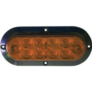 Blazer C562ATM Amber 6" Oval LED Stop/Turn/Tail Light with Flange Automotive