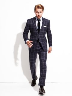 Wool Plaid Spring Suit by hickey
