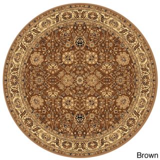 New Vision Tabriz Floral Round Rug (53)