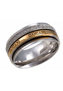 Damiani 32229  Jewelry,Womens White and Yellow Gold Two Tone Diamond Ring, Fine Jewelry Damiani Rings Jewelry