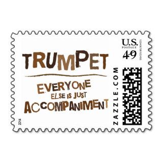 Funny Trumpet Gift Postage Stamps