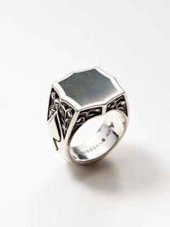 MENS BLOODSTONE ACE RING by Stephen Webster