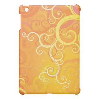 Orange Dreamsicle Swirl iPad Mini Cover
