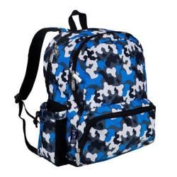 Childrens Wildkin Megapak Backpack Blue Camo
