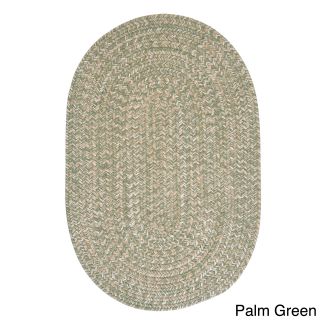 Urban Wool Blend Flat Braided Rug (2 X 3 Oval)