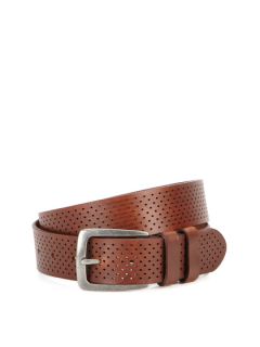 Perforated Leather Belt by Via Spiga