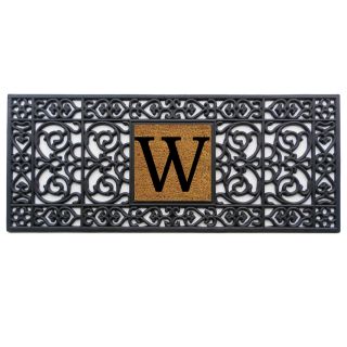 Rubber Monogrammed Doormat (17x41)