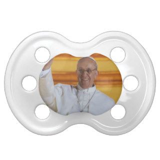 Pope Francis Papa Francisco Francesco Catholic Baby Pacifier