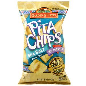 Garden of Eatin' Sea Salt Pita Chips, 6 Ounce Bags (Pack of 12)  Gluten Free Pita Chips  Grocery & Gourmet Food