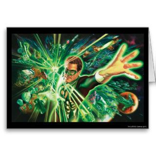 Green Lantern Painting Cards