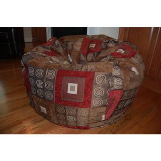Ahh Products Just Gorgeous 36 inch Washable Bean Bag Chair Brown Size Large