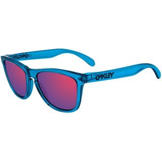 Oakley Frogskins Sunglasses Acid Blue/Red Iridium Polarized Lens
