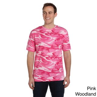 Code V Mens Adult Camouflage T shirt Pink Size XXL