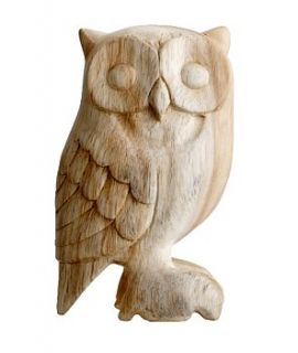 hand carved wooden owl by st aidan's homeware store