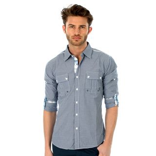 191 Unlimited Mens Slim Fit Woven Shirt