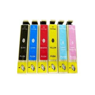 Compatible Epson 79 T079 Ink Cartridges For Epson Stylus Photo 1400 1410 Artisan 1430 (pack Of 6 1k/1c/1m/1y/1lc/1lm)