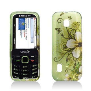 Aimo Wireless HWM570PCIMT065 Hard Snap On Image Case for Huawei Verge M570   Retail Packaging   Green/Flowers and Butterfly Cell Phones & Accessories