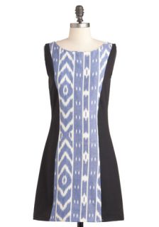 Ikat in the Act Dress  Mod Retro Vintage Dresses