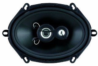 Planet Audio TQ573 5 Inch x 7 Inch 3 Way Speaker System Poly Injection Cone (Black)  Vehicle Speakers 