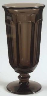 Imperial Glass Ohio Old Williamsburg Brown Iced Tea   Stem #341, Nut Brown