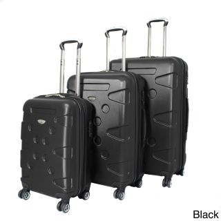 American Travel 3 piece Lightweight Hardside Spinner Upright Luggage Set With Tsa Lock