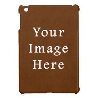 Vintage Tanned Leather Med Brown Parchment Paper Cover For The iPad Mini