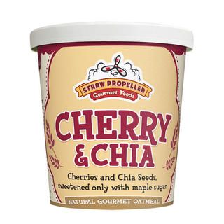 Straw Propeller Cherry   Chia Oatmeal (case Of 12)