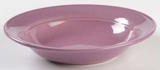 Nancy Calhoun Solid Color Lilac Rim Soup Bowl, Fine China Dinnerware   All Lilac