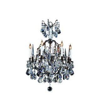 Cyan Lighting 670 6 570 Versailles Antoinette   Six Light Chandelier, Old World Finish with Imperial Crystal    