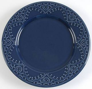 Matceramica Batalha Cobalt Blue Dinner Plate, Fine China Dinnerware   All Blue,E