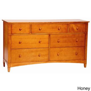 Bolton Furniture Essex 7 drawer Dresser Brown Size 7 drawer
