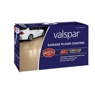 Valspar Garage Floor Coating 128 fl oz Interior Semi Gloss Porch and Floor Tan Latex Base Paint