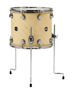 DW Drums DRF21416TTCLC   Eco X Tom Drum, 14X16, Natural Bamboo Finish Musical Instruments