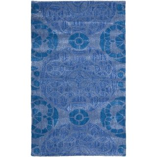 Safavieh Handmade Wyndham Blue Wool Area Rug (3 X 5)