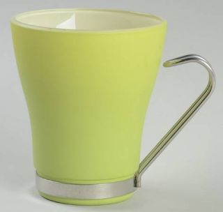 Bormioli Rocco Verdi Oslo Cappuccino Mug   Various Color Glass Cups W/ Metal Han