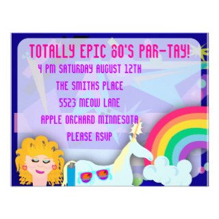 Totally 80's Epic Party Time Announcement