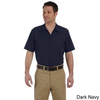 Dickies Mens Industrial Short Sleeve Work Shirt Navy Size 3XL
