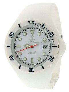 Womens White Jelly Watch by ToyWatch