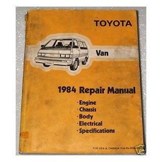 Toyota Van 1984 Repair Manual Toyota Books