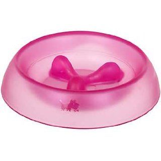 Contech EatBetter Plastic Food Bowl in Pink, 16 oz.  Pet Bowls 
