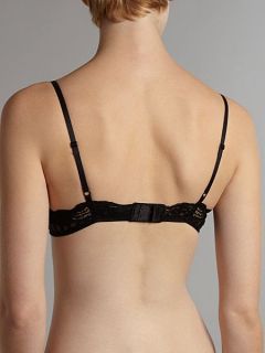Elle Macpherson Intimates Sheer Ribbons black contour bra Black   