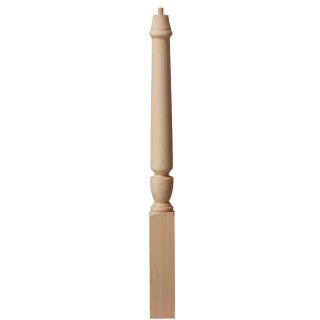 Creative Stair Parts Maple Starting Interior Stair Newel Post (Common 43 in; Actual 43 in)